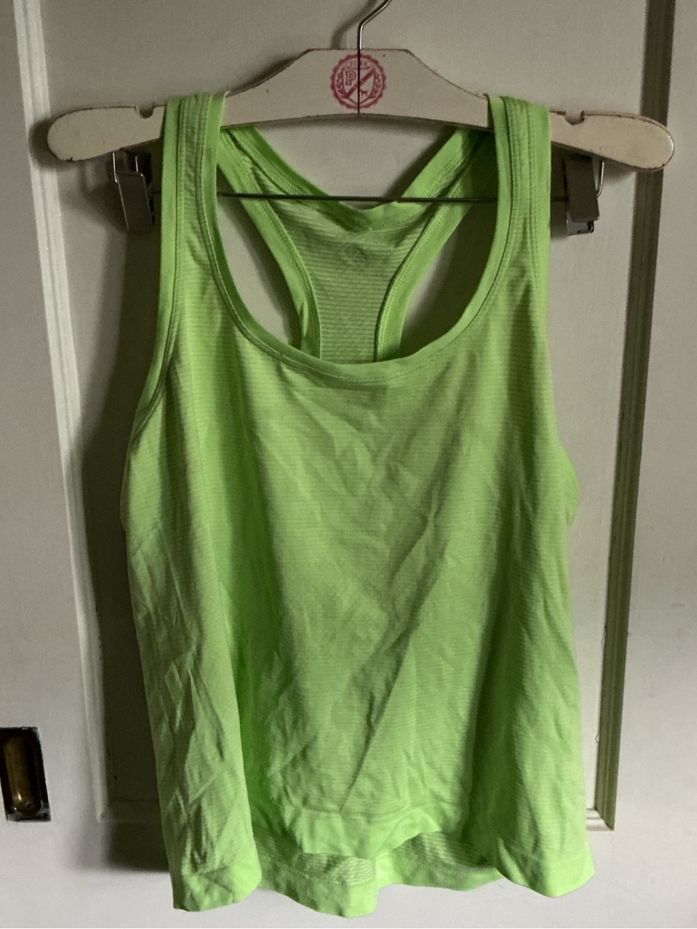 lululemon athletica Neon Lime Racerback Tank
